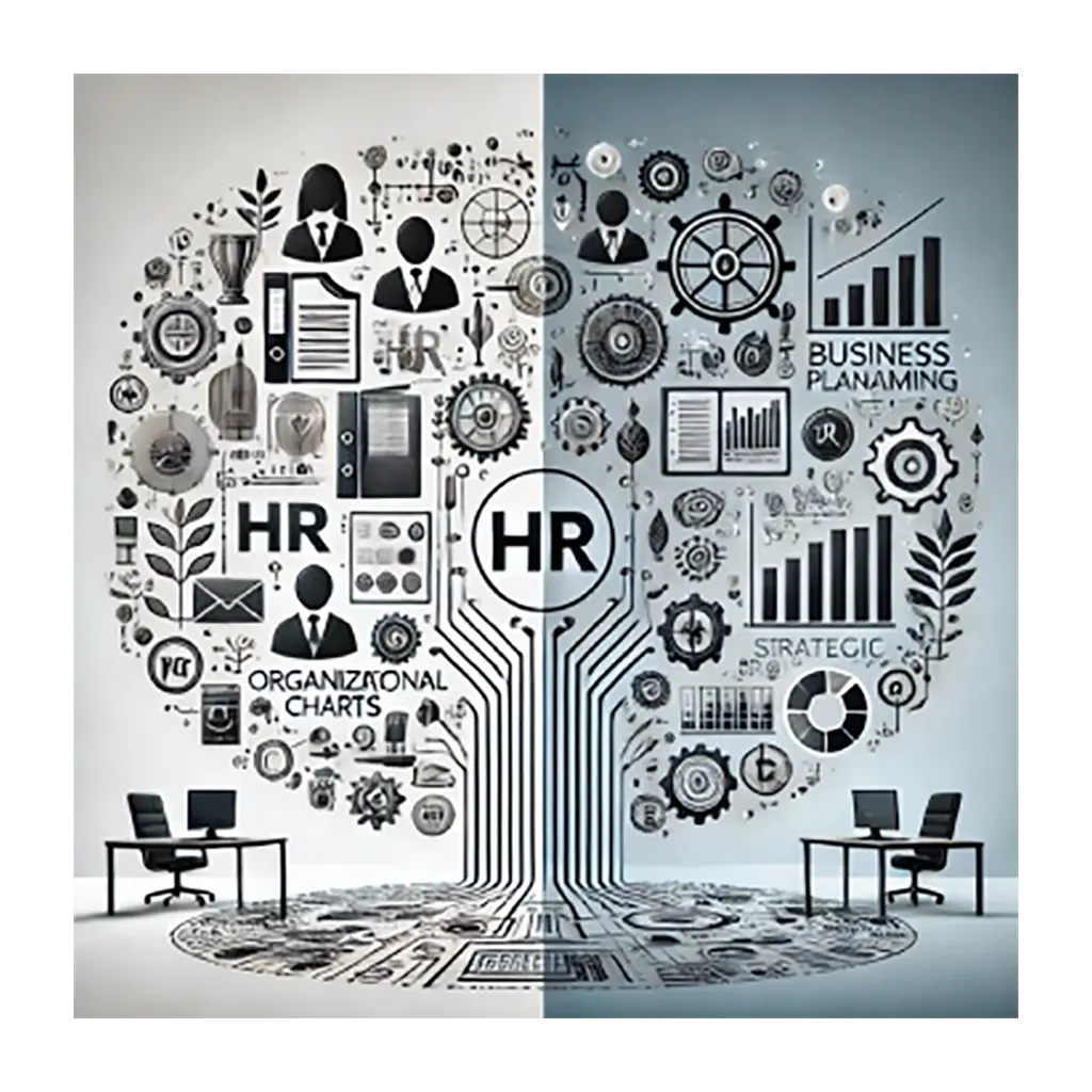 HR illustration representing human resources